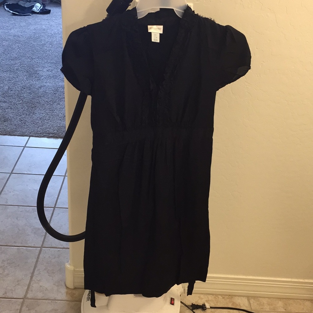 Motherhood maternity small black dress